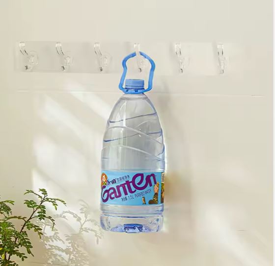 Set de 6 Cârlige Transparente