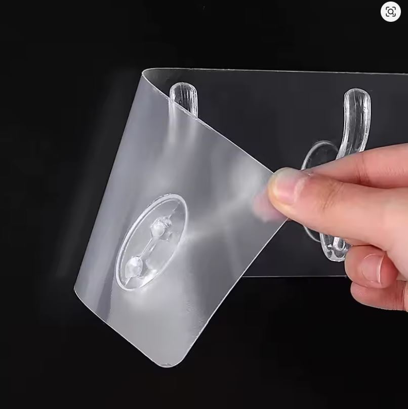 Set de 6 Cârlige Transparente