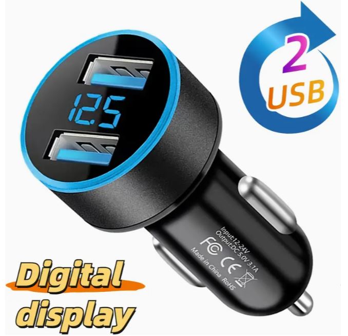 Priza USB 12v Auto 2 Intrari