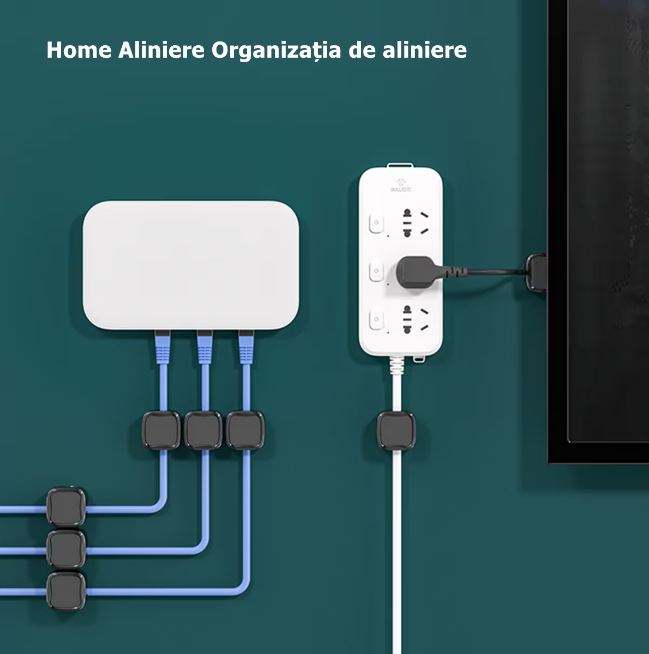 Organizator magnetic pentru cabluri